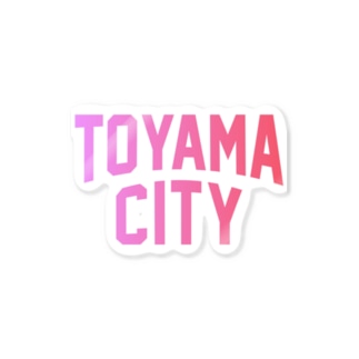 富山市 TOYAMA CITY Sticker