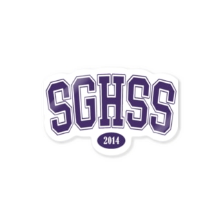 SGHSS　カレッジロゴ（非公認）　紫 Sticker