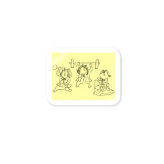 脳筋 ヒラキ Mashimakoyomi のステッカー通販 Suzuri スズリ 脳筋 ヒラキ Mashimakoyomi のステッカー通販 Suzuri スズリ
