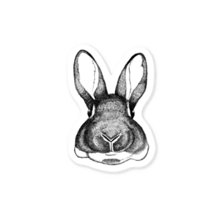 bunny face Sticker