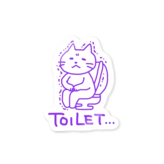 トイレねこ Sticker