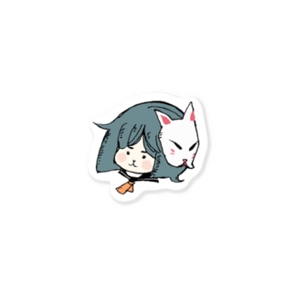 狐面と女の子 Shu On Suzuri 狐面と女の子 Shu On Suzuri