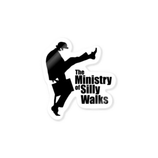 The Ministry of Silly Walks（バカ歩き省）2/2 Sticker
