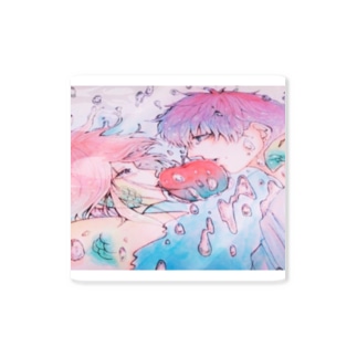 人魚姫と王子 オリジナルイラスト ぬらりひょん Nurari のステッカー通販 Suzuri スズリ 人魚姫と王子 オリジナルイラスト ぬらりひょん Nurari のステッカー通販 Suzuri スズリ