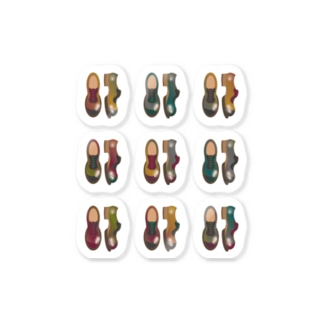 カラフル革靴 Sticker