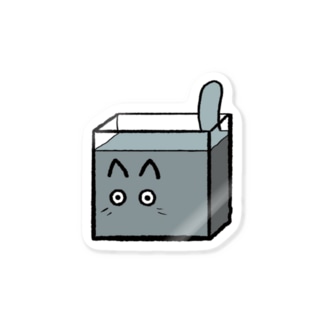 Box-cat Sticker