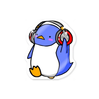 ペンギン(みゅーぺん青) Sticker