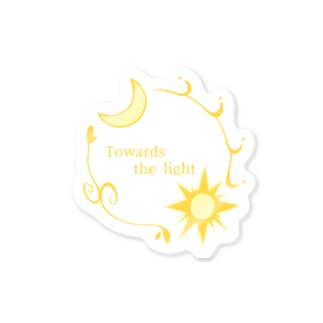 Towards the light (day) Sticker
