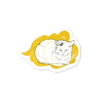ふてぶてしい猫 Sticker