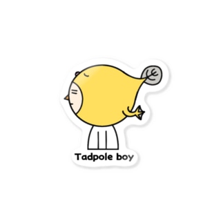 tadpole boy Sticker