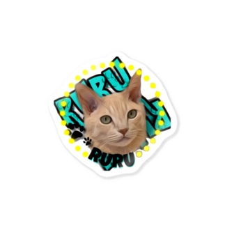 TikTok猫部 ルルステッカー Sticker