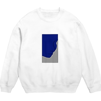 シンプルイラスト エモい かわいいイラスト Crew Neck Sweatshirt Gifts Suzuri