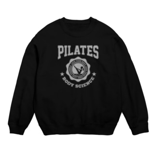 ピラティス PILATES A dark Crew Neck Sweatshirt