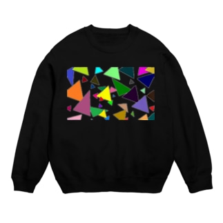 Trianglez_ｗ Crew Neck Sweatshirt