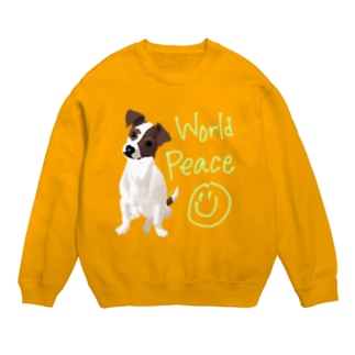 WorldPeace世界の平和をアピールしよう Crew Neck Sweatshirt