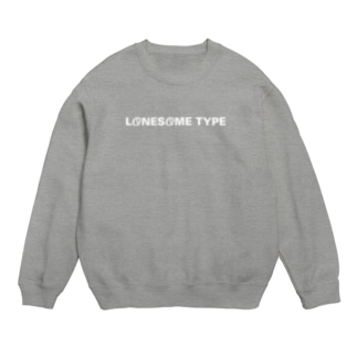LONESOME TYPE （WHITE） Crew Neck Sweatshirt