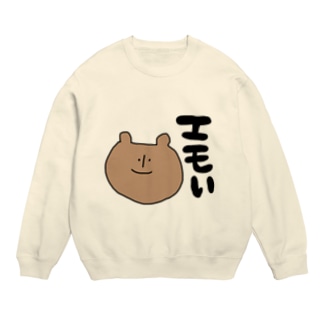 シンプルイラスト エモい かわいいイラスト Crew Neck Sweatshirt Gifts Suzuri