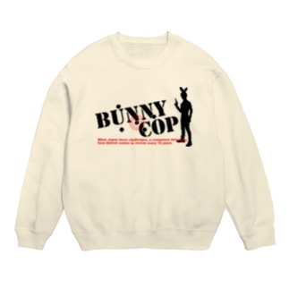 BUNNY COP LOGO B&R スウェット