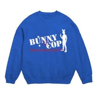 BUNNY COP LOGO W&R スウェット