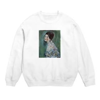 グスタフ・クリムト / 1917 /Portrait of a Lady / Gustav Klimt Crew Neck Sweatshirt