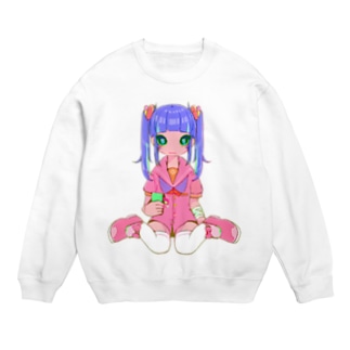 Dream cute girl Crew Neck Sweatshirt