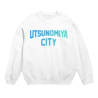 宇都宮市 UTSUNOMIYA CITY Crew Neck Sweatshirt