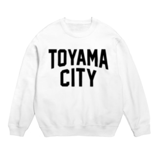 富山市 TOYAMA CITY Crew Neck Sweatshirt