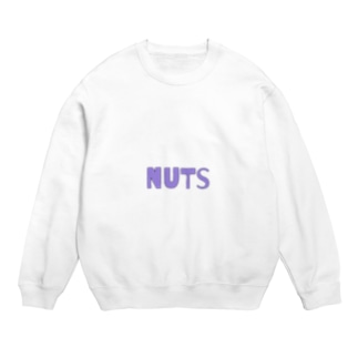 nuts 紫 Crew Neck Sweatshirt