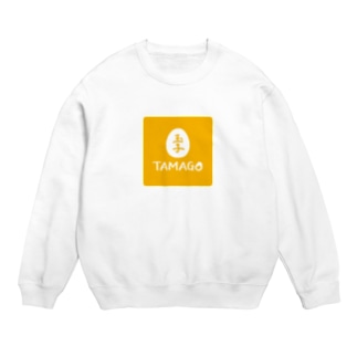 TAMAGO（たまご）/yellow Crew Neck Sweatshirt