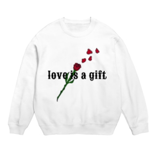 Love is a gift Crew Neck Sweatshirt
