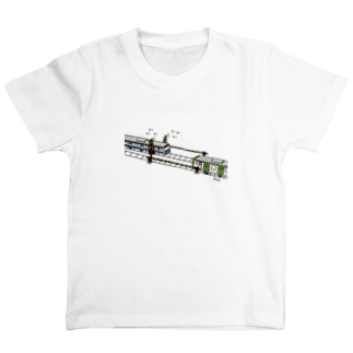 電車と踏切 Regular Fit T-Shirt