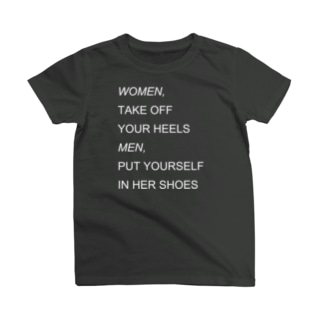 WOMEN&MEN white print Tシャツ Tシャツ