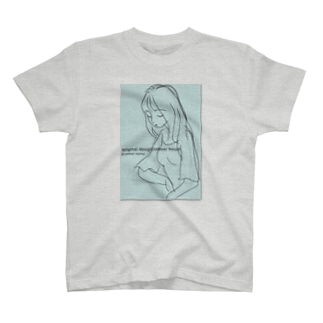 rough drawing girl-1_T Regular Fit T-Shirt
