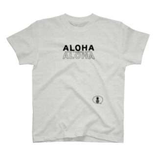 ALOHA ALOHA  吹き出しパイナップル 黒ロゴ 163 Regular Fit T-Shirt