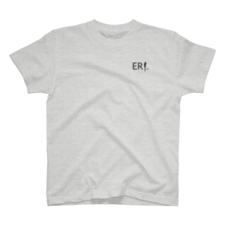 ERI ロゴ アッシュ Regular Fit T-Shirt