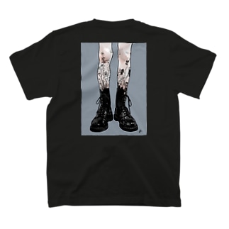 生け花（BLACK） Regular Fit T-Shirt