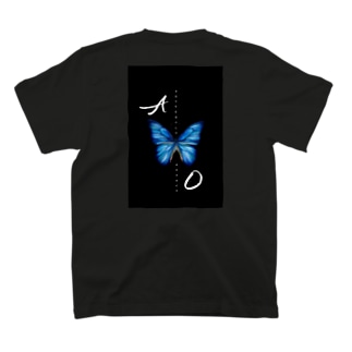 青い蝶　BUTTERFLY  EFFECT Regular Fit T-Shirt
