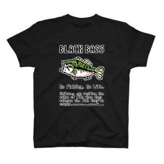 ドット絵のブラックバス T-Shirt