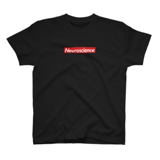 Supreme風Neuroscienceシャツ (黒) Regular Fit T-Shirt