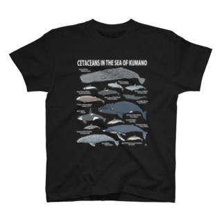 南紀のイルカ・クジラ（濃色下地用） Regular Fit T-Shirt