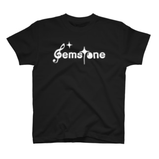 Gemstone（白ロゴ） Regular Fit T-Shirt