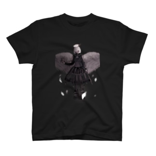 天使が黒い服着たっていい Regular Fit T-Shirt
