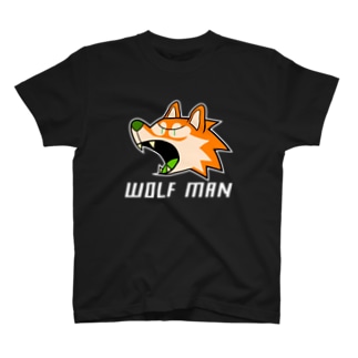 WOLF MAN ORANGE Regular Fit T-Shirt