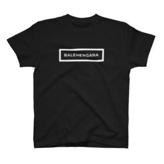 BALEHENGANA -Regular- 白枠BOXロゴ Regular Fit T-Shirt