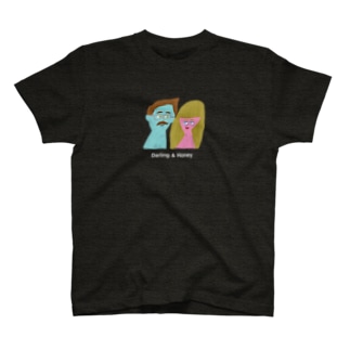 Darling & Honey （TEXT WH） T-Shirt