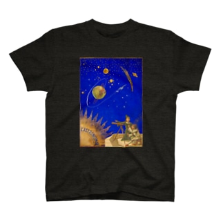 「天体観測展・月世界旅行」 Regular Fit T-Shirt