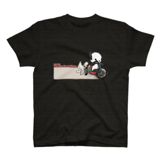 【パンダ】三輪車に乗るポンちゃん Regular Fit T-Shirt