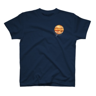 木星　(黒地用) Regular Fit T-Shirt