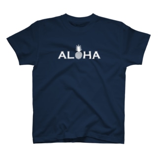 ALOHA(star) 034white T-Shirt