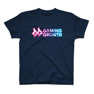 Gaming Growth 半袖Tシャツ（ロゴ白ver） Regular Fit T-Shirt